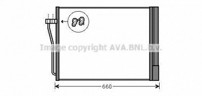 AVA QUALITY COOLING bw5371d -  Конденсатор, кондиционер